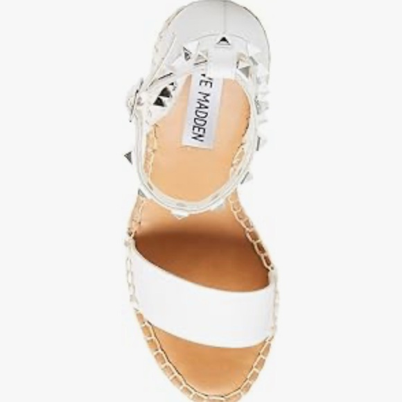 Steve Madden White Espadrille Wedges - Picture 4 of 13